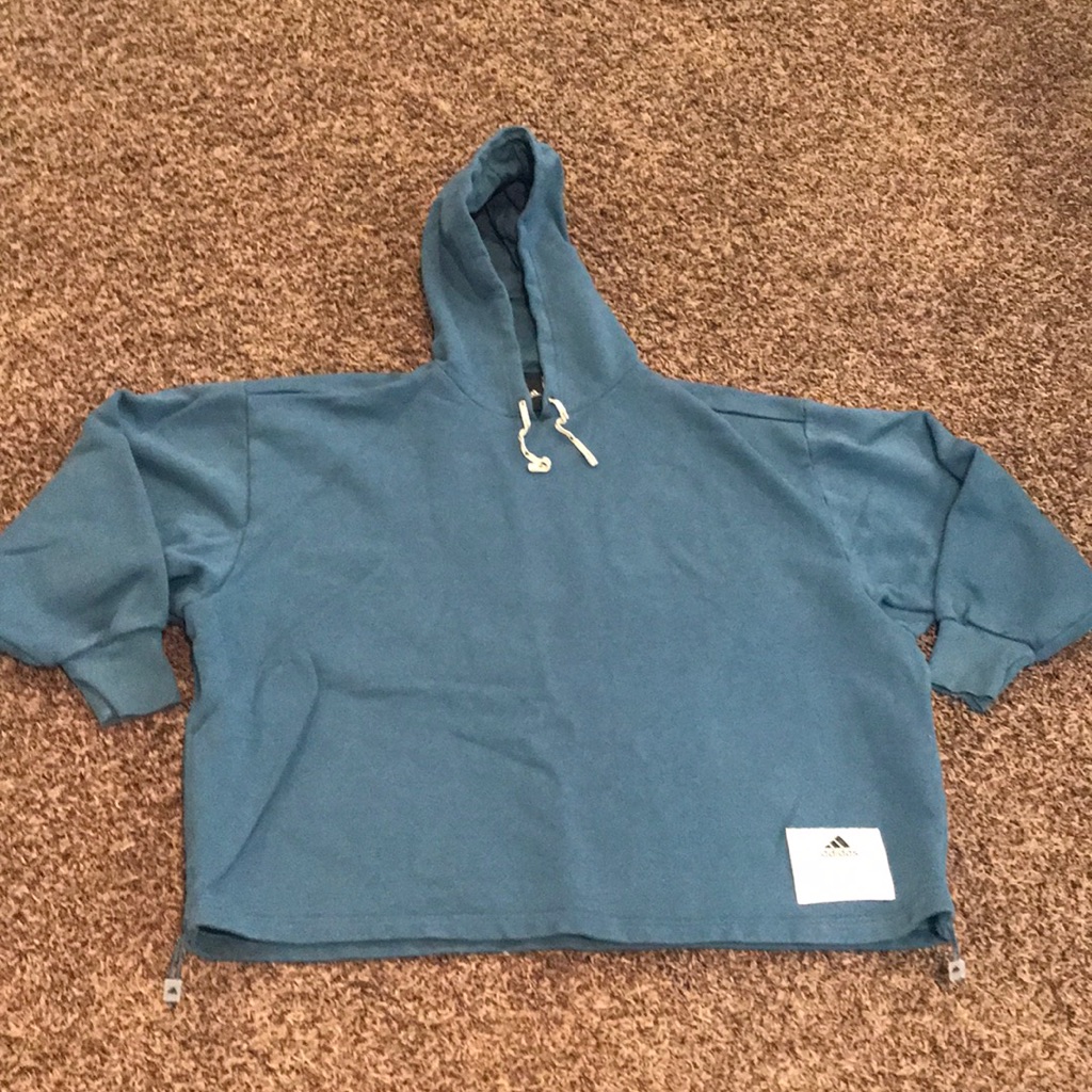 Adidas Crop Oversized Hoodie